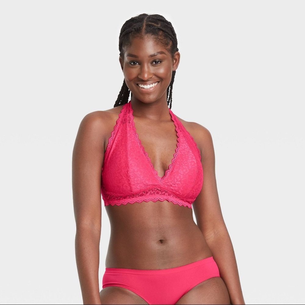 Women's Lace Halter Auden Bralette us size s